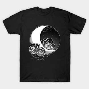 Midnight Rose Moon T-Shirt